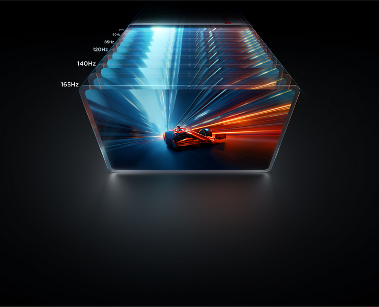 REDMAGIC Astra supports impressive 165Hz refresh rate.  