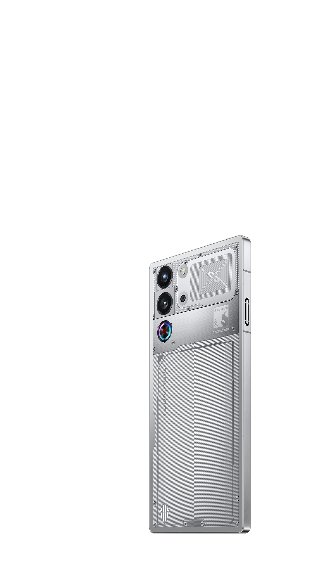 REDMAGIC 10S Pro Moonlight smartphone with a unique design