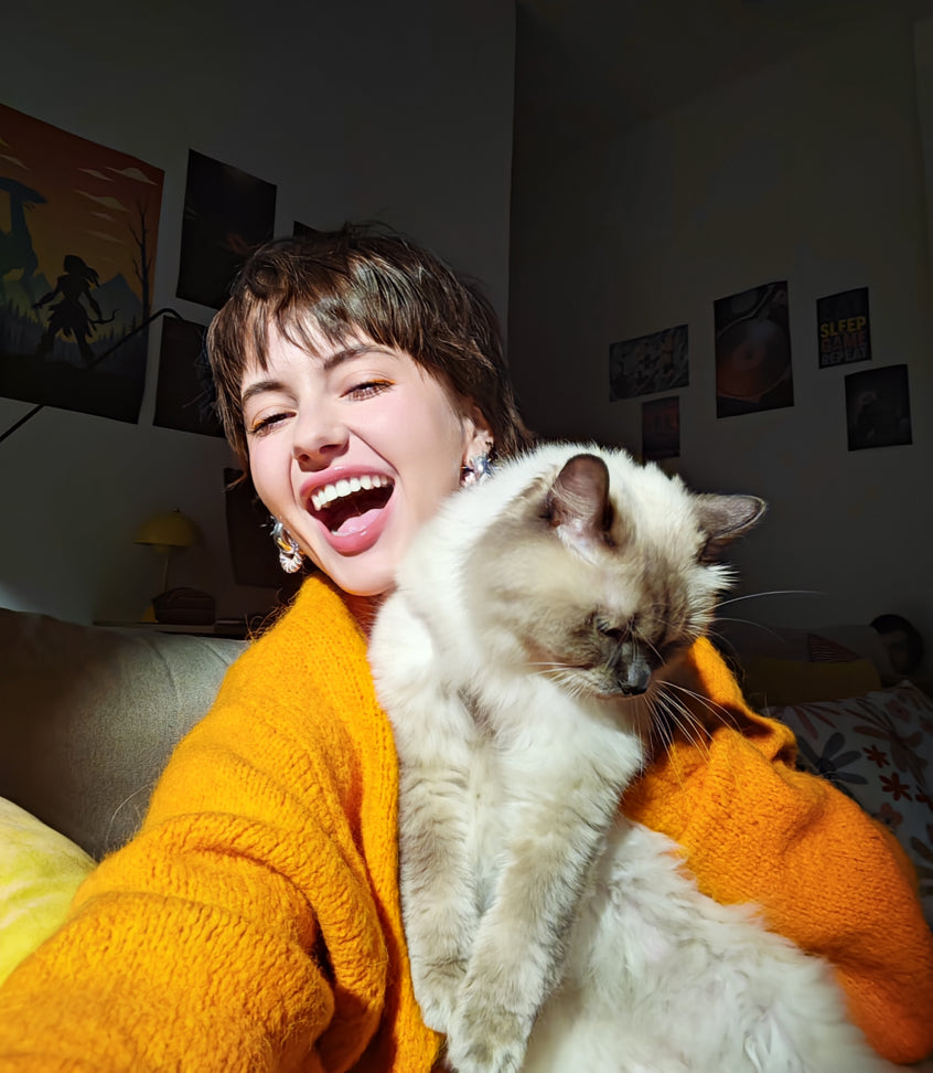The upgraded front camera features AI optimization.